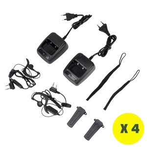 Pachet 8 statii radio portabile PNI PMR R40 CAMO 0.5W, 16 PMR, Li-Ion 1200mAh cu incarcatoare si casti incluse - Img 10