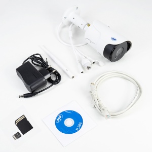 Pachet Camera supraveghere video PNI House IP52LR 2MP 1080P wireless cu IP + Card de memorie MicroSD PNI 128GB cu adaptor SD - Img 6