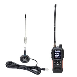 Pachet statie radio CB portabila PNI Escort HP 102 multi standard, 4W, 12V-24V, AM-FM cu antena CB PNI ML29 cu magnet - Img 9