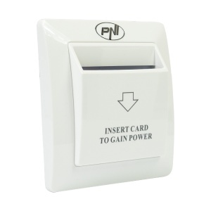 Pachet Yala control acces hotelier PNI CH2000L Gold si Intrerupator cu card PNI ES100 - Img 22