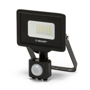 PADLIGHT5: Proiector LED SMD 10W, IP44, negru, 4000K, cu senzor IR
