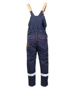 Pantaloni/protecție cu pieptar, talie reglabilă, mărime universală - Img 4
