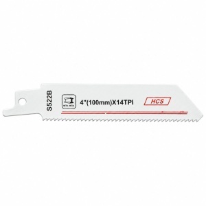Panza fierastrau sabie 100x18.8x1mm pentru metal, 14 dinti/inch, otel HCS S522B