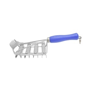 Perie tesala metalica patrata pentru cai cu piaptan pentru coama Breckner Germany - Img 2