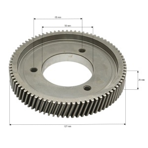 Pinion pompa injectie Fiat 640, 640DT Z=80 cod OEM 87569538, 4607651, 123/4607651 - Img 3