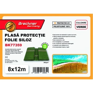 Plasa/prelata protectie pentru folie siloz verde 8x12m Breckner Germany - Img 3