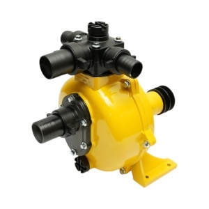 Pompa apa centrifuga autoamorsanta cu fulie dubla 4kW, 2 toli, debit 30 m3/h, adancime aspiratie 5m, inaltime pompare 56m pentru irigatii - Img 3