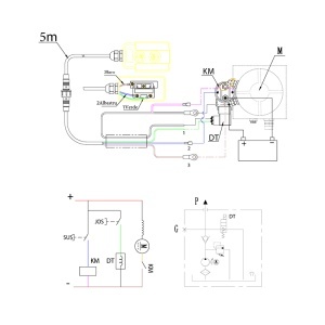 Pompa basculare 12V, 1.6kW 160 bar, cu rezervor metalic 10L si telecomanda - Img 6