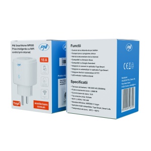 Priza inteligenta PNI SmartHome WP800 WiFi control prin internet, App Tuya Smart, compatibila cu Amazon Alexa si Google Home, masoara consumul de energie - Img 13