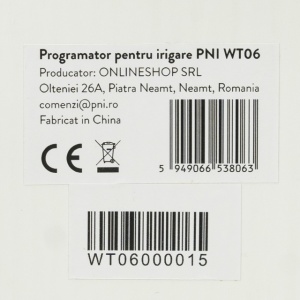 Programator pentru irigare PNI WT06, display LCD, racord 3/4, verde - Img 6