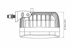 Proiector LED dreptunghiular 10/24V - Img 3