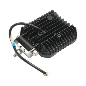 Proiector patrat LED cu DRL 9-80V, 48W alb-galben, carcasa aluminiu 103x103x33mm IP67 Breckner Germany - Img 3