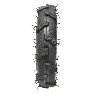 Roata completa 400/10 crampon 8PR cu janta neagra - Img 3