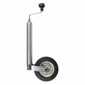 Roata de sprijin 150 kg, teava Ø48 mm, roata 200x50 mm