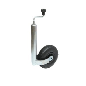 Roata de sprijin remorca cu roata pneumatica 260x85mm, diametru tub 48mm, reglabila 600-880mm, sarcina maxima 136kg Breckner Germany - Img 4