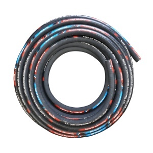 Rola furtun presiune hidraulic 25m cu dubla insertie textila DN25 (int. FI25 / ext. FI41)SAE 100 R4 1 - Img 4