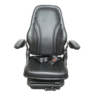 Scaun universal reglabil pe greutate 50-130Kg, cotiere si spatar rabatabil 55-89° pentru tractor, utilaje agricole, industriale, stivuitor - Img 6