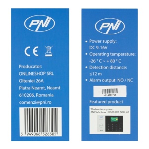 Senzor de miscare PIR cu fir PNI SafeHouse HS140 pentru sisteme de alarma compatibil cu PNI HS600 si PNI HS650 - Img 5