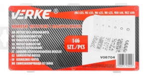 Set 146 buc Piulite autoblocante M4-M12 VERKE - Img 2