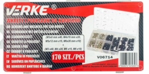 Set 150 buc Suruburi si saibe caroserii VERKE - Img 2