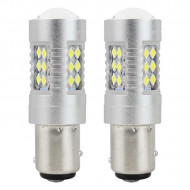 BEC LED CANBUS 24SMD 3030 T20 7443 WR21/5W rosu 12/24V