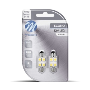 Set 2 becuri LED L072 - C5W 36mm 4xSMD5050