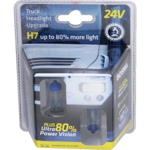 Set 2 buc 24V PLUS 80% ULTRA POWER VISION H7 PX26d 70 W