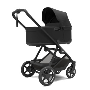 Set Carucior Thule Charm 2 in 1 sezut + landou, Black - Img 2