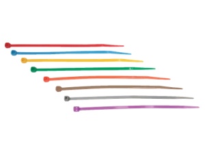 Set coliere plastic portocalii 4.8 x 200mm 100buc