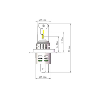 Set LED M-TECH PRO SMART H4 - Img 2