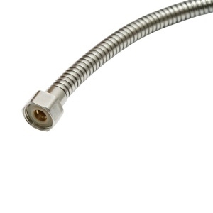 Set para dus cu furtun zincat 1.5m, 5 functii, duze silicon, crom lucios, plastic 105x240mm - Img 10