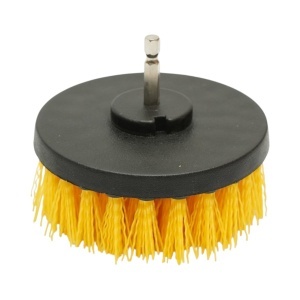 Set perii rotative pentru curatare si polisare cu bormasina 50mm, 90mm, 100mm, bureti polisare, pad-uri abrazive, suport Velcro, prelungitor, prindere 1/4 inch, 12 piese Breckner Germany - Img 8