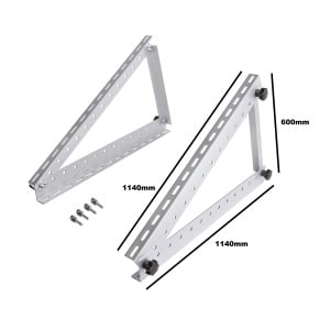 Set suporti tip triunghi pentru prindere panouri solare fotovoltaice 550W cu unghi reglabil Breckner Germany