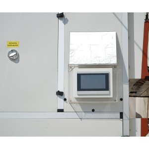 Sistem instalatie climatizare industriala 272.960 BTU, 80kW, 380V, functie incalzire si ventilatie, debit aer 17.500m3/h pentru corturi, hale, depozite 500–750m2 - Img 8