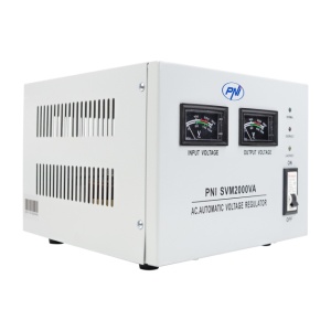Stabilizator de tensiune PNI SVM2000VA cu servomotor, 1600W, 7.2A, iesire 230V - Img 4
