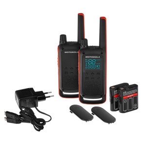 Statie radio PMR portabila Motorola TALKABOUT T82 set cu 2 buc - Img 2