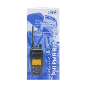 Statie radio portabila PNI PMR R70 PRO 446MHz, 16CH 0.5W, 99 canale programabile PC, tonuri 50 CTCSS si 166 DCS, IP67 - Img 2