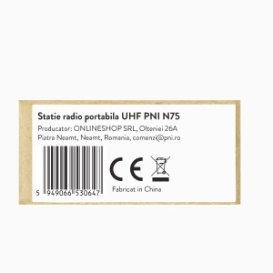 Statie radio portabila UHF PNI N75, IP67 - Img 10
