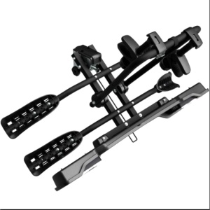 Suport 2 biciclete Peruzzo Siena 668E compatibil cu biciclete electrice cu prindere pe carligul de remorcare, Negru Mat - Img 4