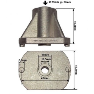 Suport cutit masina tuns iarba Castel Garden NG 504, Stiga Combi 48B (25.4mm)