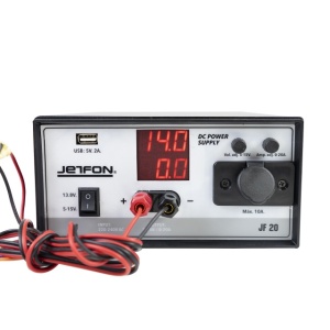Sursa de tensiune PNI Jetfon JF-20, 5-15V reglabil, 13.8V fix, 5V USB, 0-20A, 220-240V, negru - Img 7