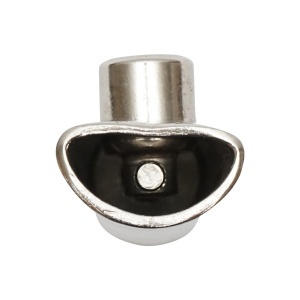 Suzeta din inox cu bila 80x21mm M20 pentru adapare porci si vitei - Img 2