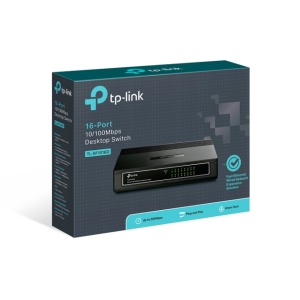 Switch internet TP-LINK TL-SF1016D cu 16 porturi 10/100Mb - Img 4