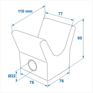 Tampon cauciuc 96x112x79mm - Img 4