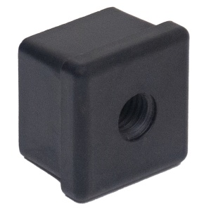 Tampon plastic patrat cu filet interior M10 30x30mm (1,5 mm)