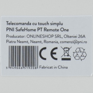 Telecomanda cu touch simplu PNI SafeHome PT Remote One, cap-scara, portabil pentru Intrerupator inteligent PNI SafeHome PT101 WiFi - Img 2