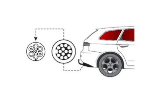 Thule 9907 - Adaptor priza de la 13 la 7 pini - Img 2