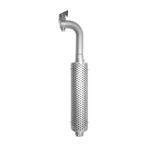 Toba esapament din inox pentru Tractor Forestier patrata, MAN 4-6 pistoane cu filtru amortizare HQ