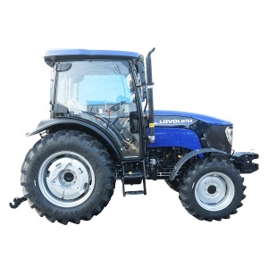 Tractor cu cabina 75HP 4x4 inmatriculabil, aer conditionat, motor Hyundai turbo DM02 LOVOL M754 - Img 5