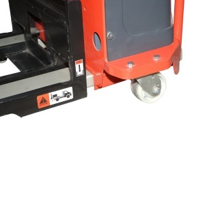 Transpalet semi-electric 1T cu autoincarcare, baterie Li-ion 12V, 50Ah, inaltime ridicare 1300mm - Img 9